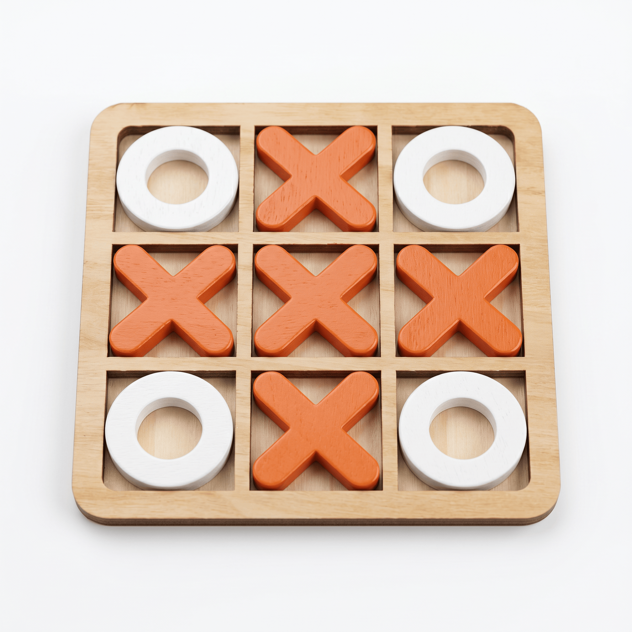 Wooden Tic-Tac-Toe Tabletop Game - KRA-GME-00001