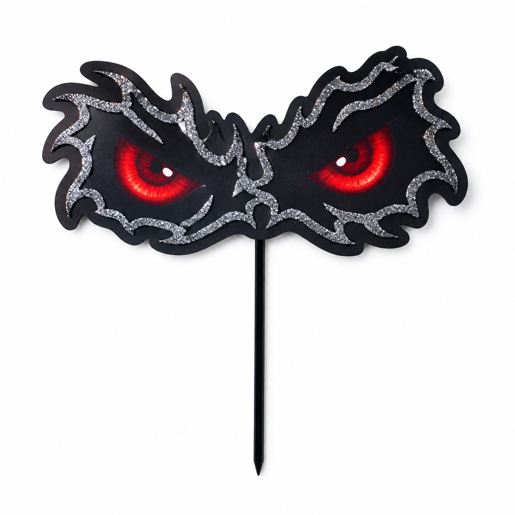Monster Eyes Halloween Wooden Garden Stake - KRA-HAL-0250