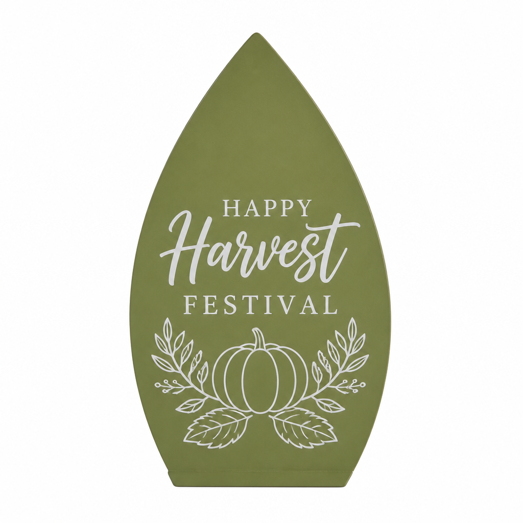 Happy Harvest Festival Wooden Hanging Sign - KRA-HAR-0078