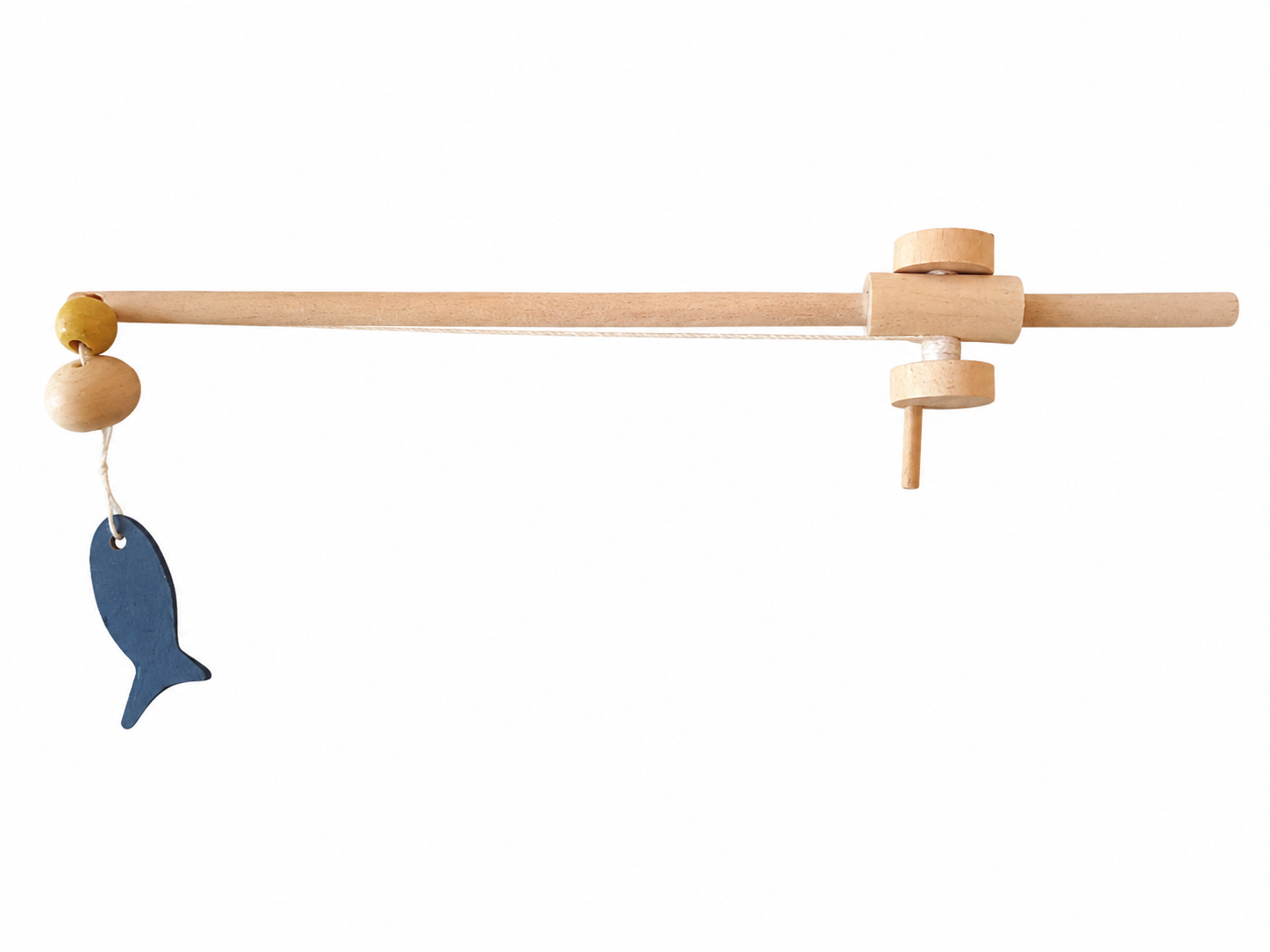 Miniature Wooden Fishing Rod Decoration - KRA-MFU-00005