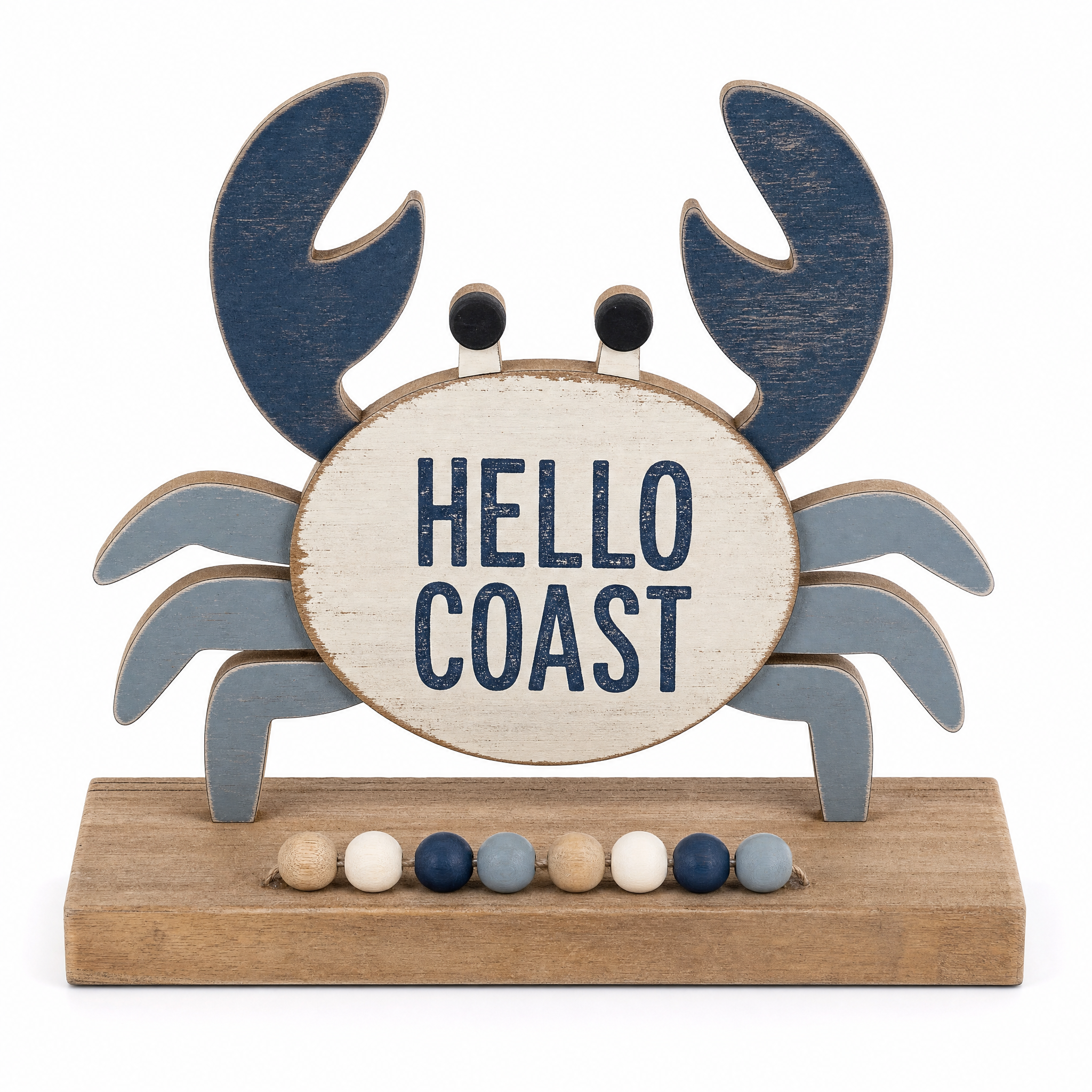 Hello Coast Wooden Crab Tabletop Decoration - KRE-MA-0138