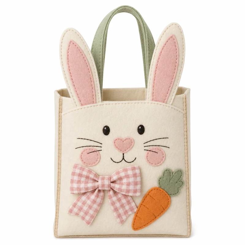 Easter Bunny Tote Tabletop Decoration - KRA-EAS-20260011