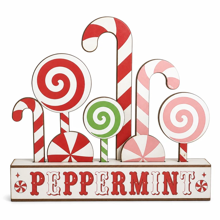 Peppermint Candy Tabletop Decoration